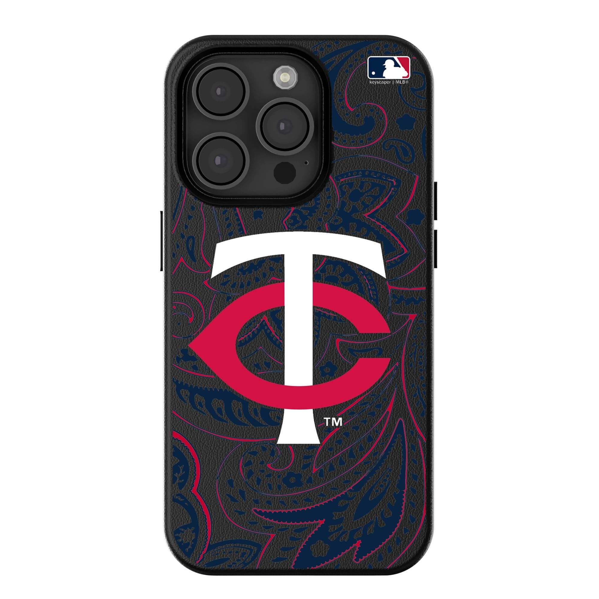 Keyscaper - MLB - Minnesota Twins - Paisley iPhone Magnetic Bump Case - 15 Pro Max - Black price history on PriceWatchPro