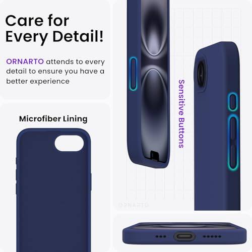 Care for Every Detail! ORNARTO attends to every detail to ensure you have a better experience. Microfiber Lining, Sensitive Buttons.