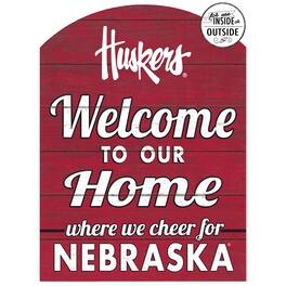 Jardine - Nebraska Huskers 16'' x 22'' Marquee Sign - Red