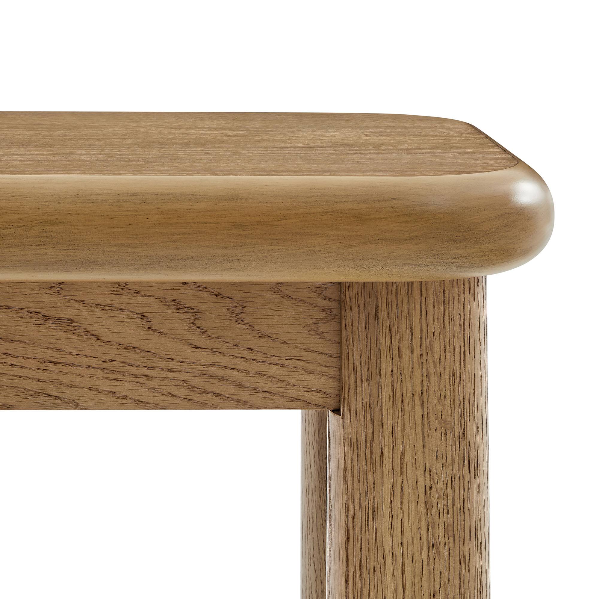 Alt View 5. Modway - Alvia Oak Wood Console Table by Modway - Weathered Oak.
