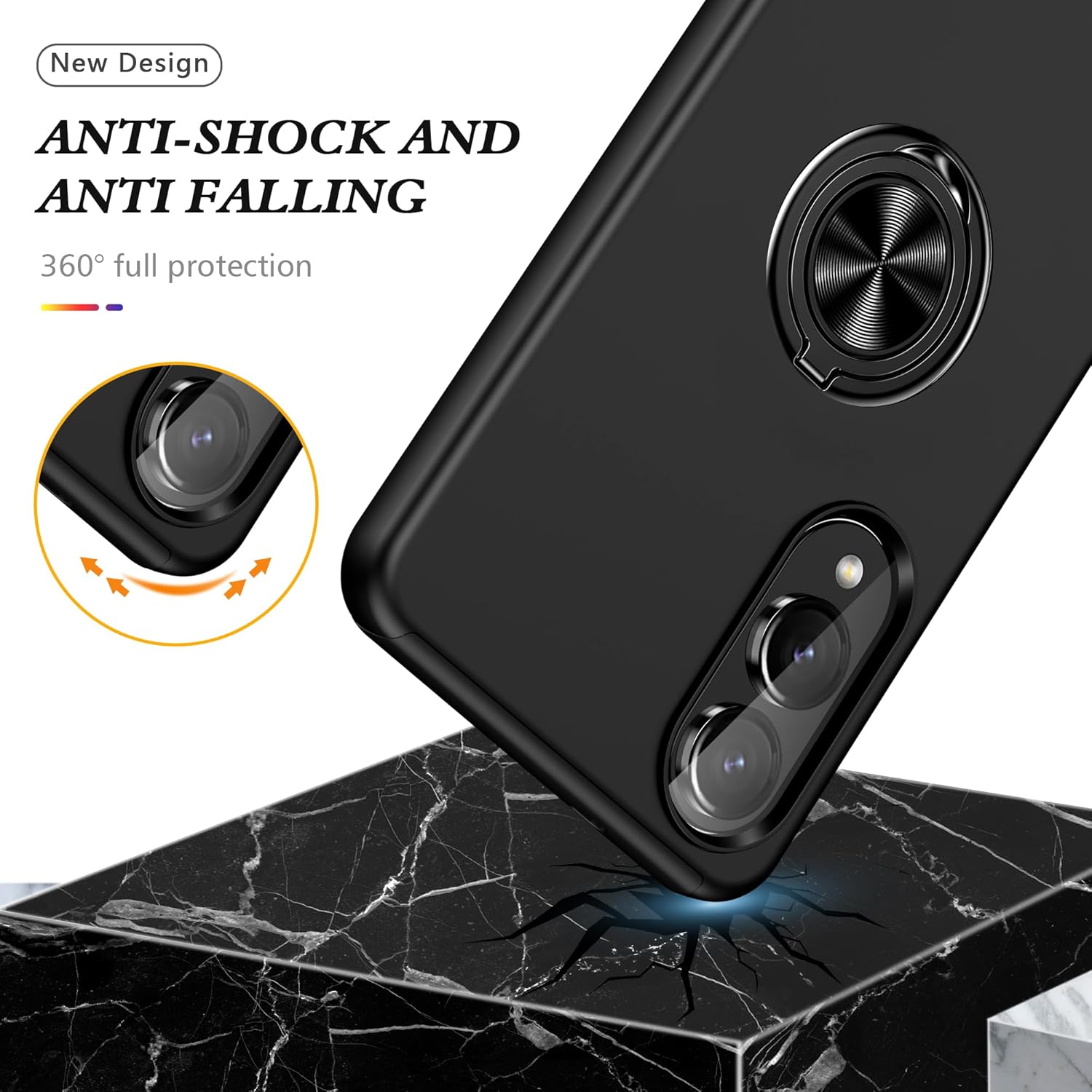 New Design  
ANTI-SHOCK AND ANTI FALLING  
360° full protection