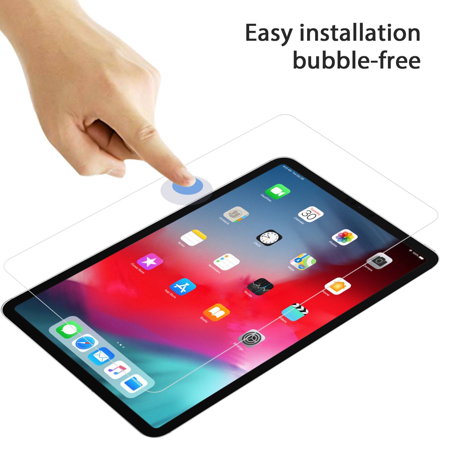 Easy installation bubble-free