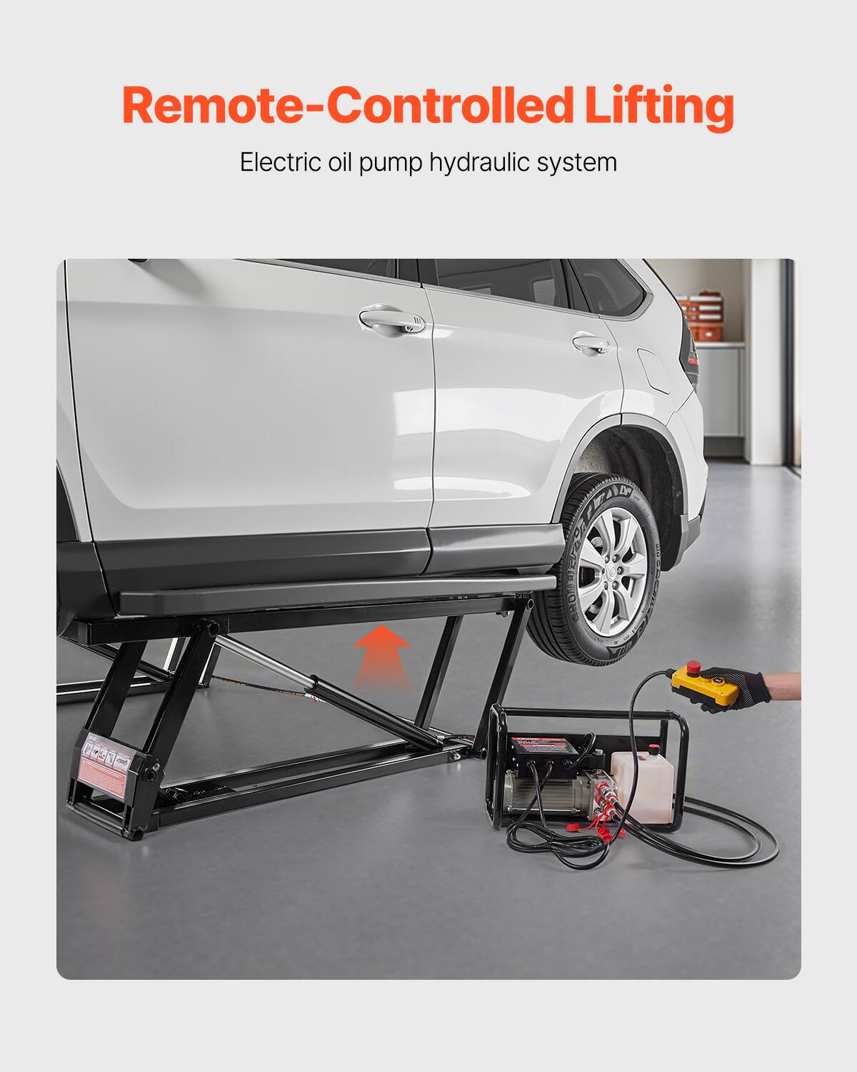 Remote-Controlled Lifting  
Electric oil pump hydraulic system