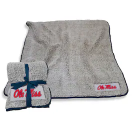 Logo Brands - Ole Miss Rebels 50" x 60" Frosty Fleece Team Blanket - Multicolor