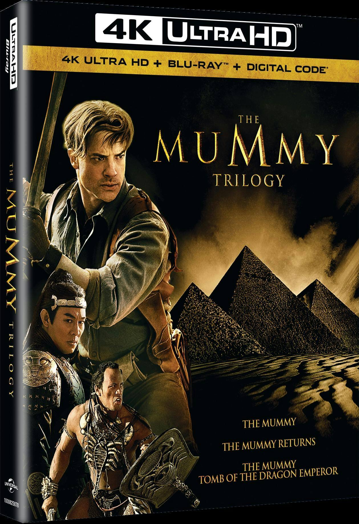 Angle. The Mummy Trilogy (4K Ultra HD + Blu-ray (Boxset)) [UHD].