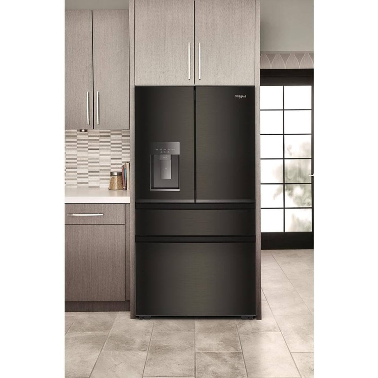 Whirlpool 36 in. Wide 22 cu. ft. 4 Door French Door Counter Depth ...