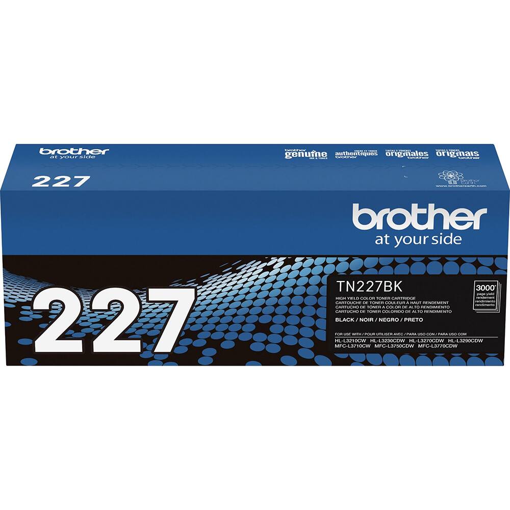 brother 21 your side CEIER OR genumne authontiquos rigmales or gmais - BiEa F SA 227 227 E brother at your side TN227BK 3000 -  Ho TIELO OR FONER NERRA tramataren ASTIACHE DE TONE CORTURA A INUT RENGEMENT -nsoitmen 1 nnmants CARTUCANS . TOER A COLOE - AL D0 ENDIMENTO CARTICCRN . TONER OLORIDO  AL TO HENERME . tO BLACK / NOIR , NEGRO y PRETO Fom  wITH POLE TLmER AVES PAA uS COA PAA uSO COM HL-13210CW HIL 13230COW HL-L3270COW HL-L3290COW MFC-13/10CW MFC-L3PS0CDW MFC-L37/0COW