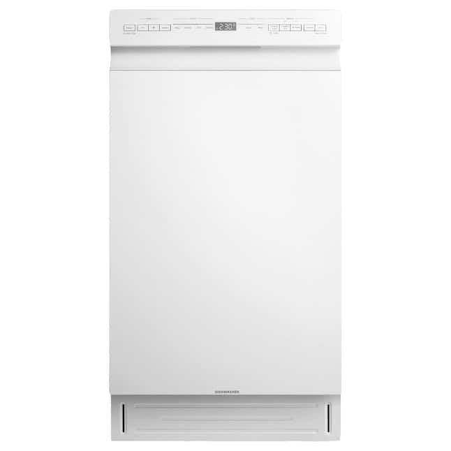 Midea - Built-in Dishwasher with 8 Place Settings, 6 Washing Programs, Stainless Steel Tub, Heated Dry, Energy Star - White