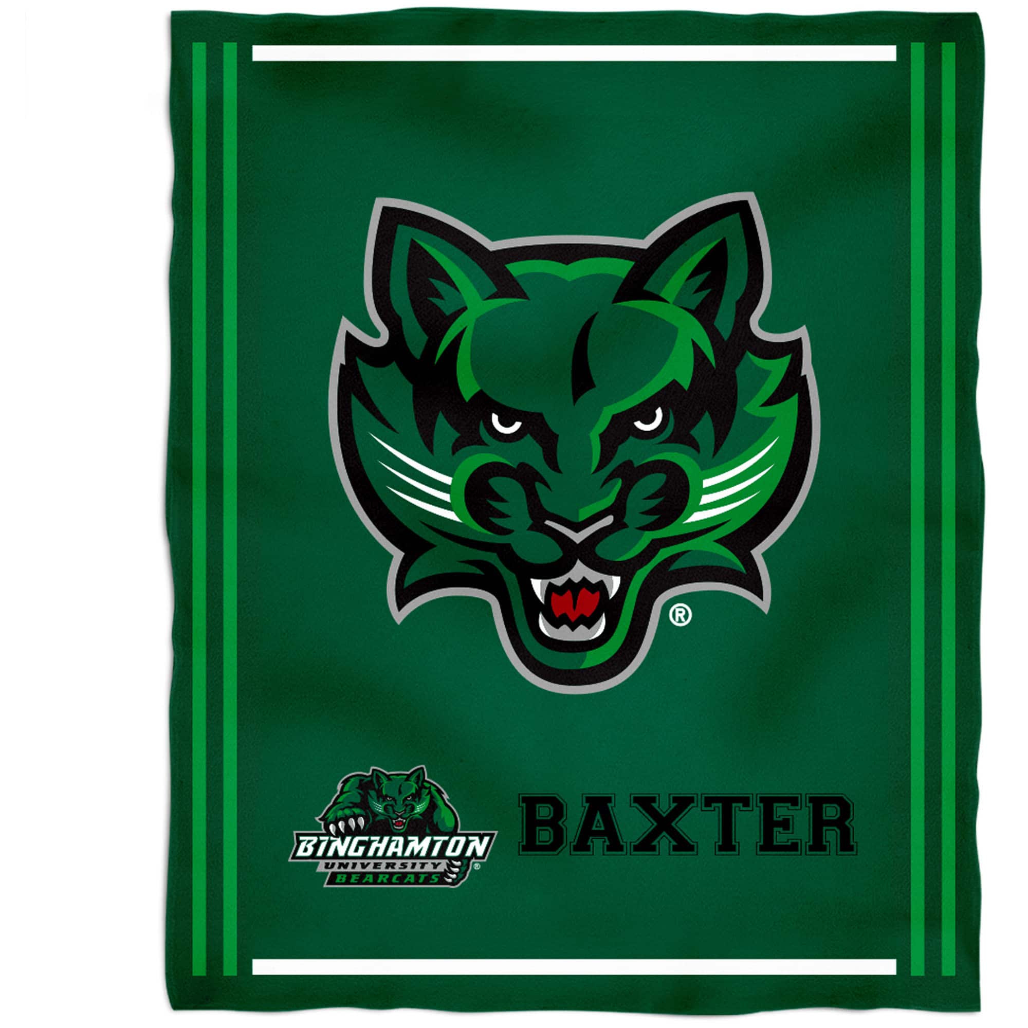 Vive La Fete - Binghamton Bearcats 36'' x 48'' Children's Mascot Plush Blanket - Multicolor