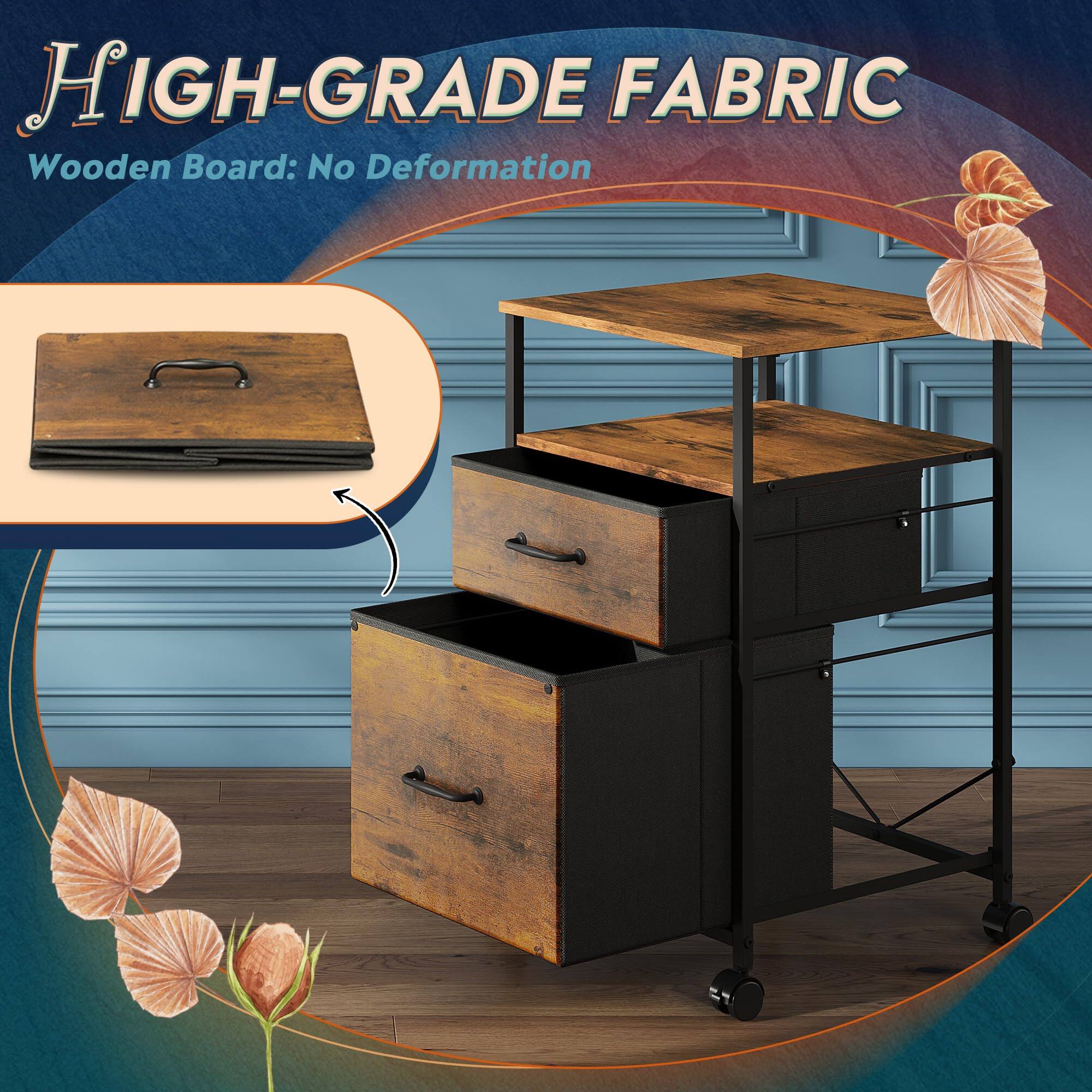 High-Grade Fabric  
Wooden Board: No Deformation