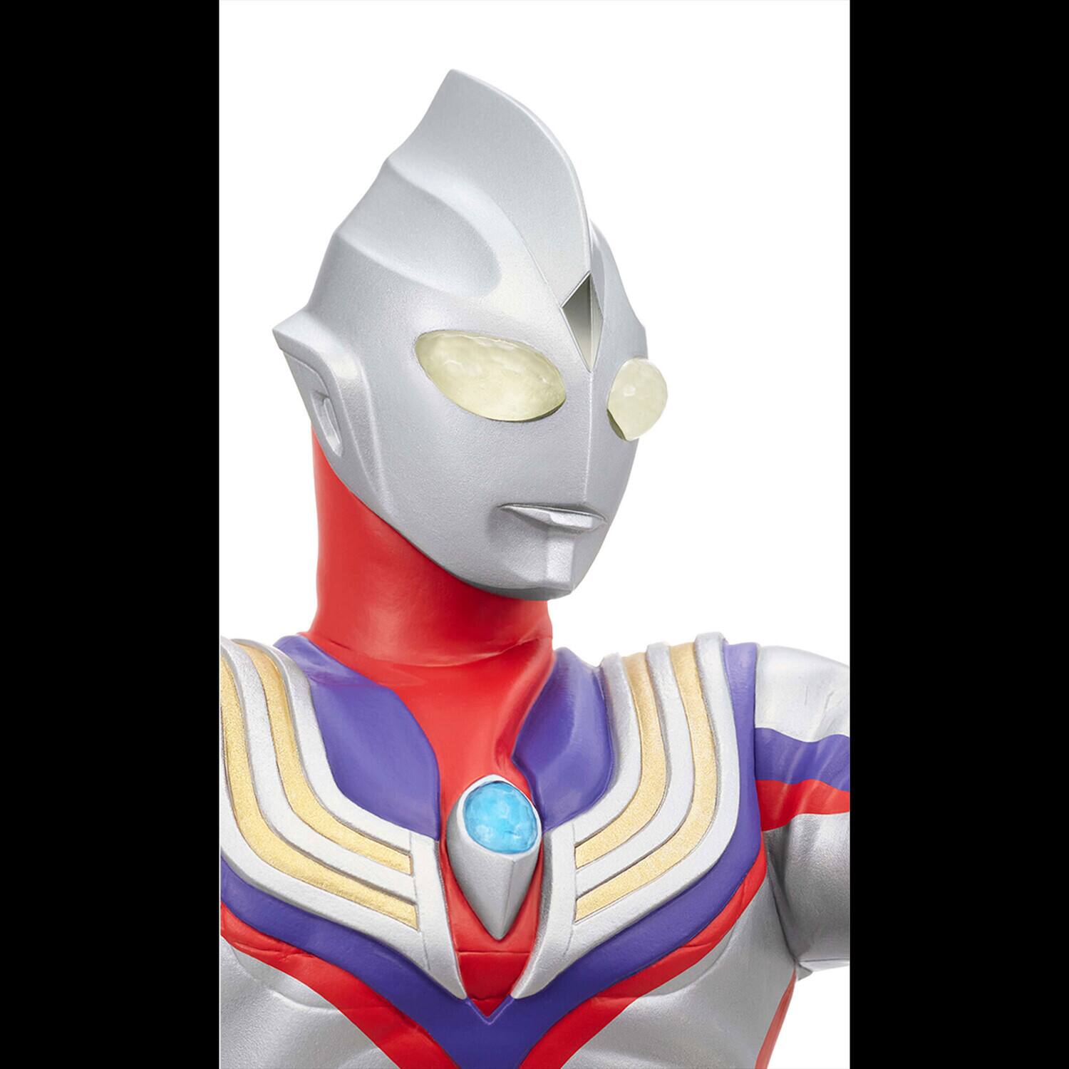 Alt View 3. PopMarket - BanPresto - Ultraman Tiga - Hero's Brave Statue Figure - Ultraman Tiga (Kagayakeru Monotachi E)   - COLLECTIBLES - Multicolor.