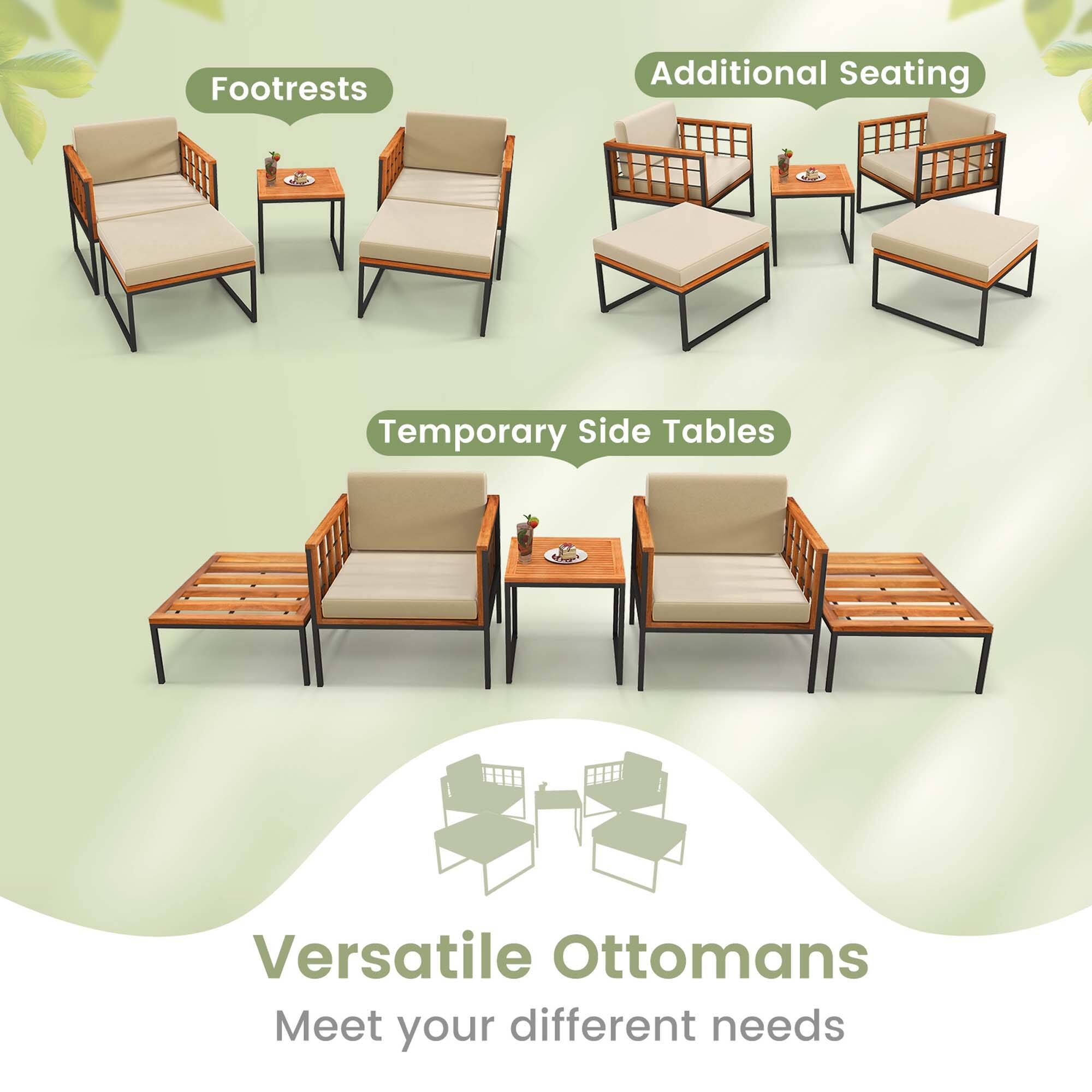 Versatile Ottomans Meet your different needs.
