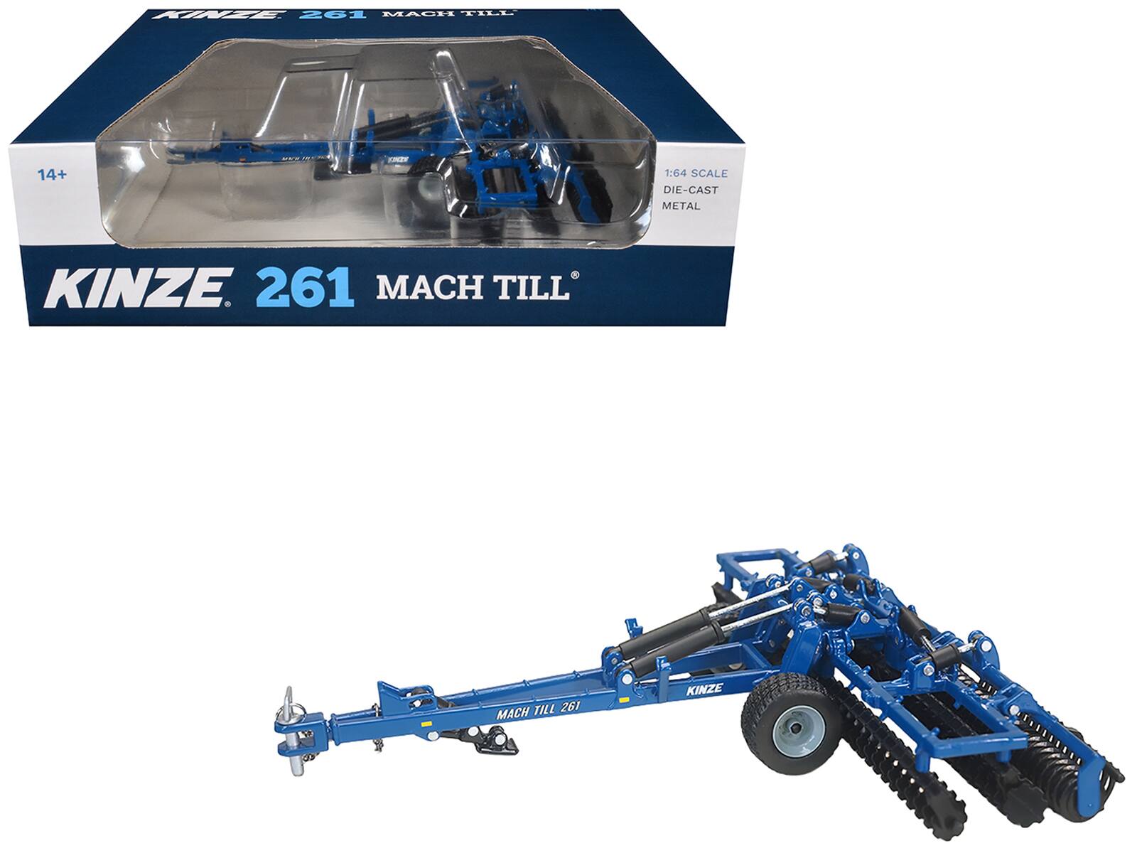 KINZE 261 MACH TILL  
14+  
1:64 SCALE DIE-CAST METAL  
KINZE 261 MACH TILL  
TILL 261 MACH  
KINZE