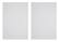 Front. Sonance - VP6 RECTANGLE REPLACEMENT GRILLE - Visual Performance 6" Rectangle Replacement Grille (2-Pack) - Paintable White.
