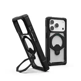 UAG - iPhone 18 Pro Case/iPhone 17 Pro Case with 360 Kickstand, MagSafe & Camera Control Cover Button, Plasma XTE 360 - Black/Clear