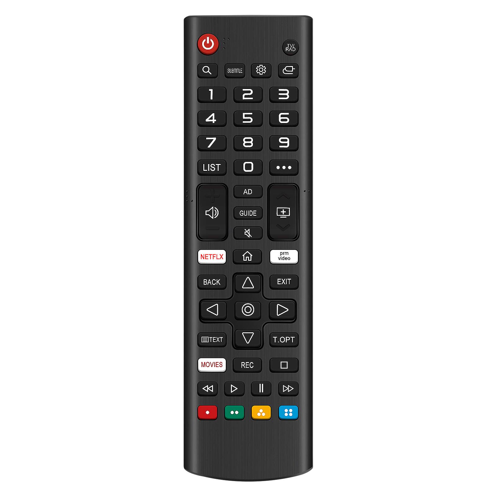WINFLIKE - New AKB75875301 IR Replaced Remote Control Compatible with LG TV sub AKB75675301 AKB75675311 - Black