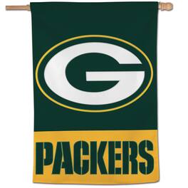 WinCraft - Green Bay Packers 28" x 40" Applique Vertical Banner - Multicolor