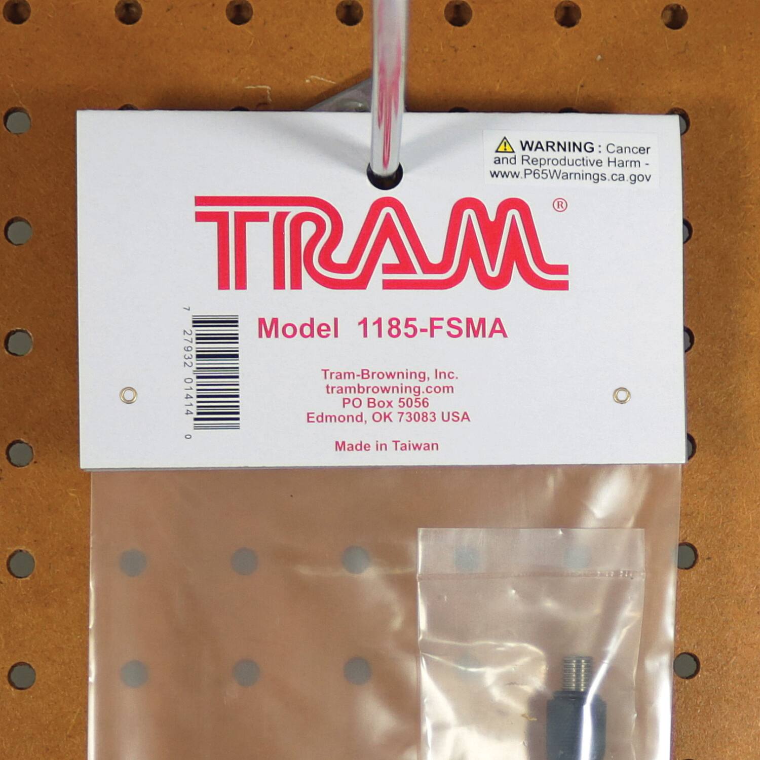 **WARNING:** Cancer and Reproductive Harm - www.P65Warnings.ca.gov

**TRAM**

Model 1185-FSMA

Tram-Browning, Inc.  
tram-browning.com  
PO Box 5056  
Edmond, OK 73083 USA  
Made in Taiwan