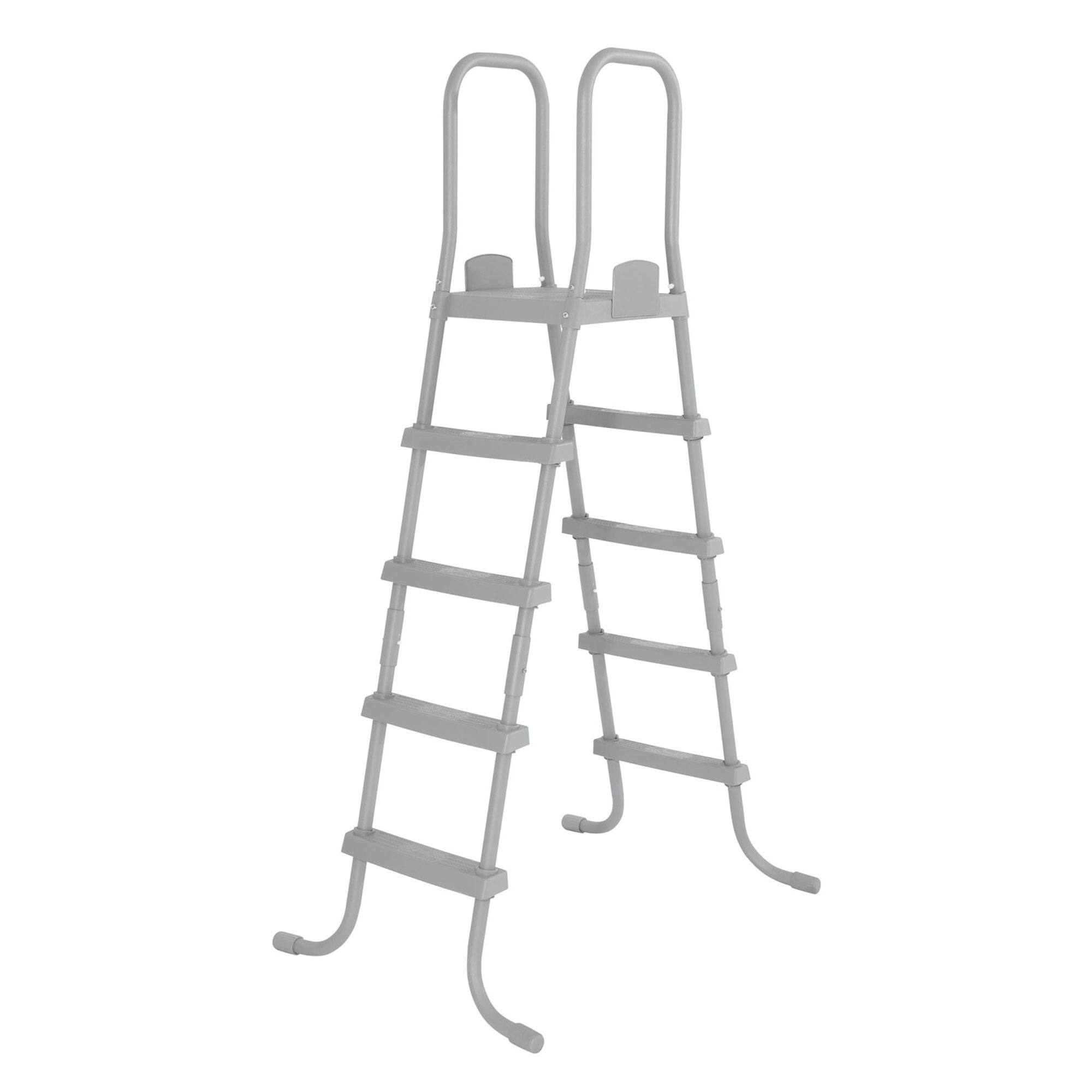 Alt View 8. Coleman - Coleman Power Steel 24' x 52" Metal Frame Round Above Ground Swimming Pool Set - Brown.