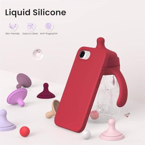 Liquid Silicone Skin-friendly Easy to Clean Anti-fingerprint ORNARTO