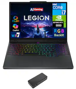 Lenovo - Legion 5i Laptop 15.1 WQXGA (Intel i7-14700HX, 64GB DDR5, 4TB PCIe SSD, GeForce RTX 5050, Win 11 Pro) - Eclipse Black