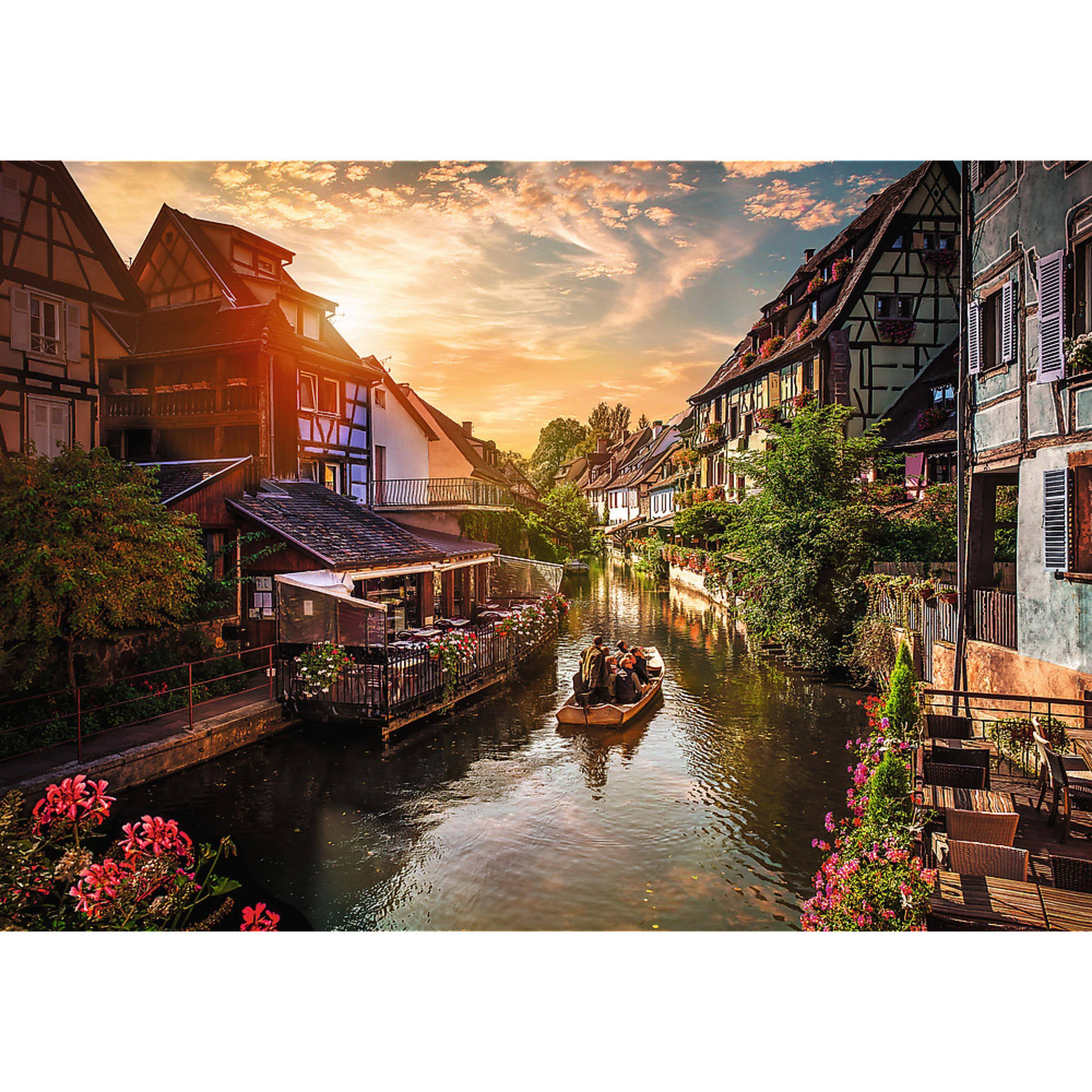 Alt View 1. Trefl - Trefl Premium Plus 1000 Piece Puzzle - Little Venice in Colmar, France.