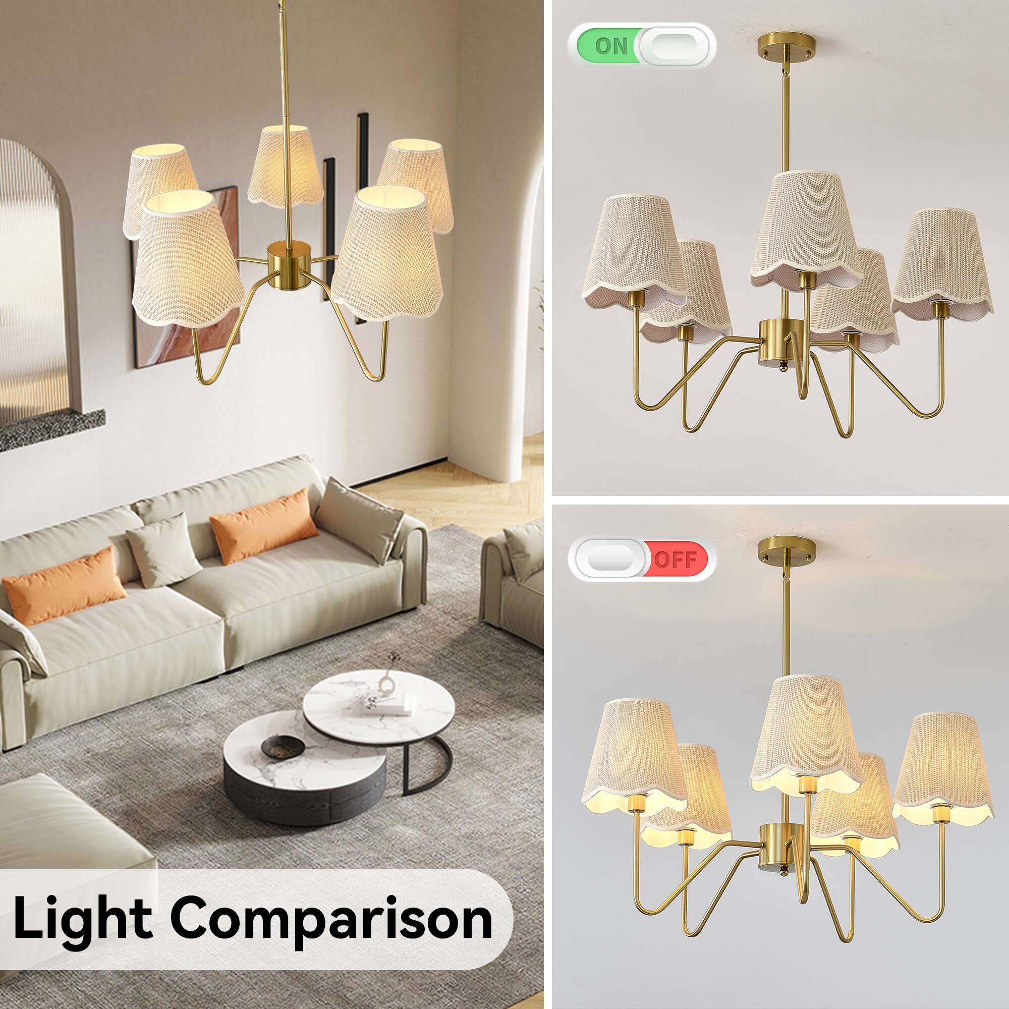 ON OFF Light Comparison

Light Comparison