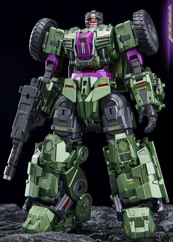Front. Transformers - DST02-003 Load Warrior | Dream Star Toys Combiner.