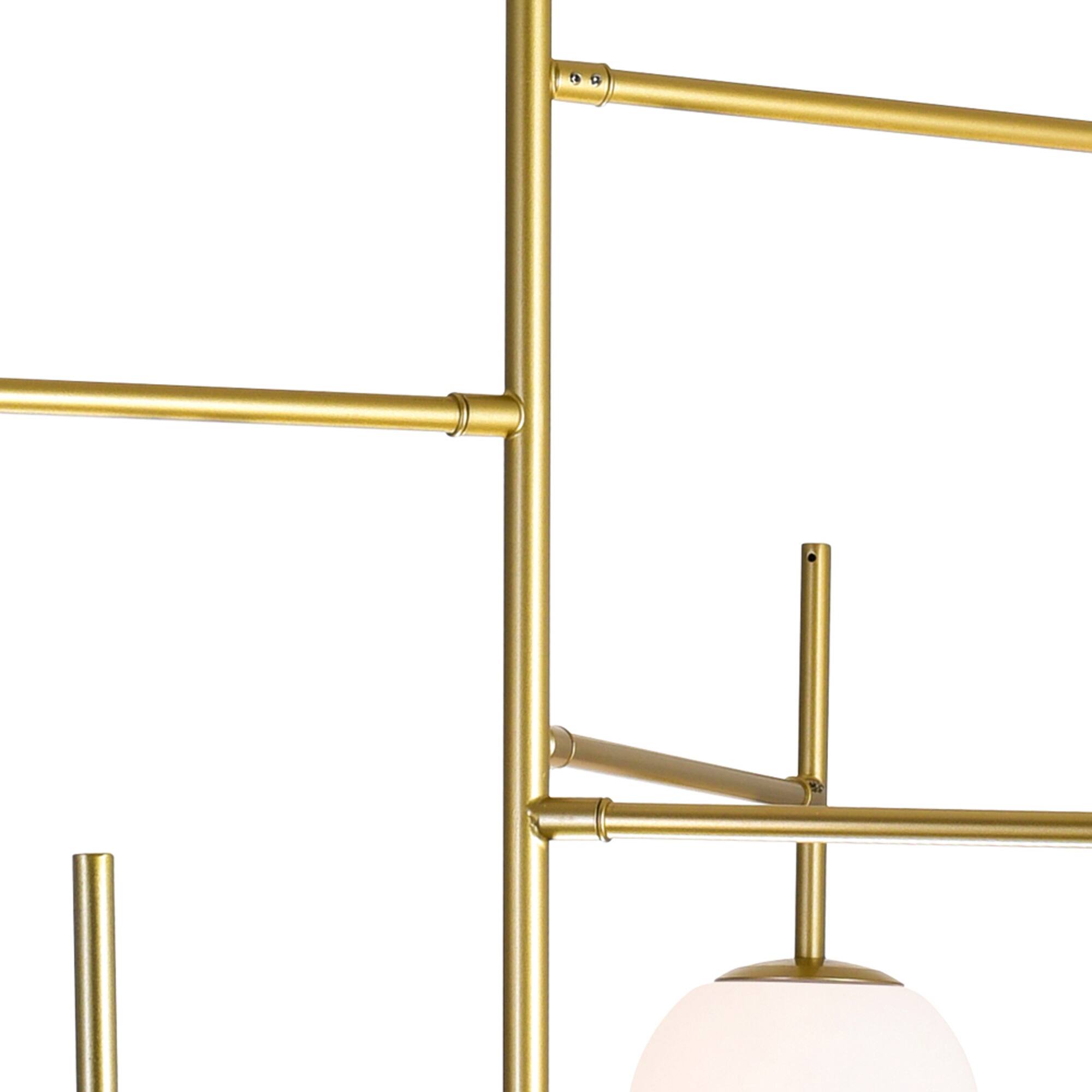 Back. CWI Lighting - Tourch 7 Light Chandelier With Medallion Gold Finish - Medallion Gold.