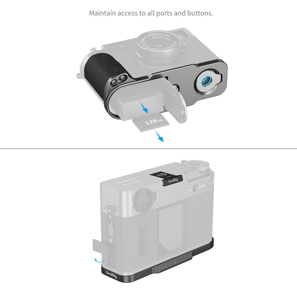 Maintain access to all ports and buttons. ASPHERICAL LENS 128 G8 FUVFRIA hatt Smallg JTLL MOVEE Smallg