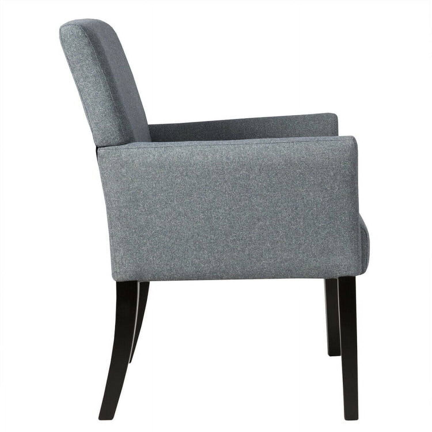 Back. Kadyn - Lounge Chair, Accent Armchair Leisure Chair, Suitable for Home Decor & Daily Use - Gray.