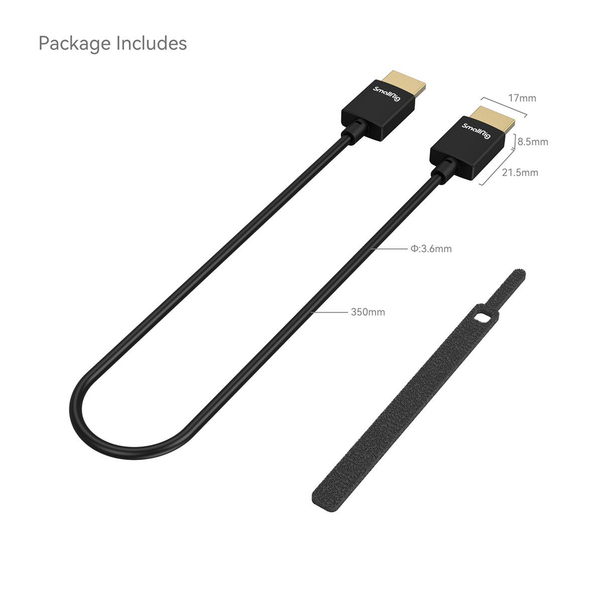 Package Includes

SmallRig
17mm
8.5mm
21.5mm
Ø:3.6mm
350mm