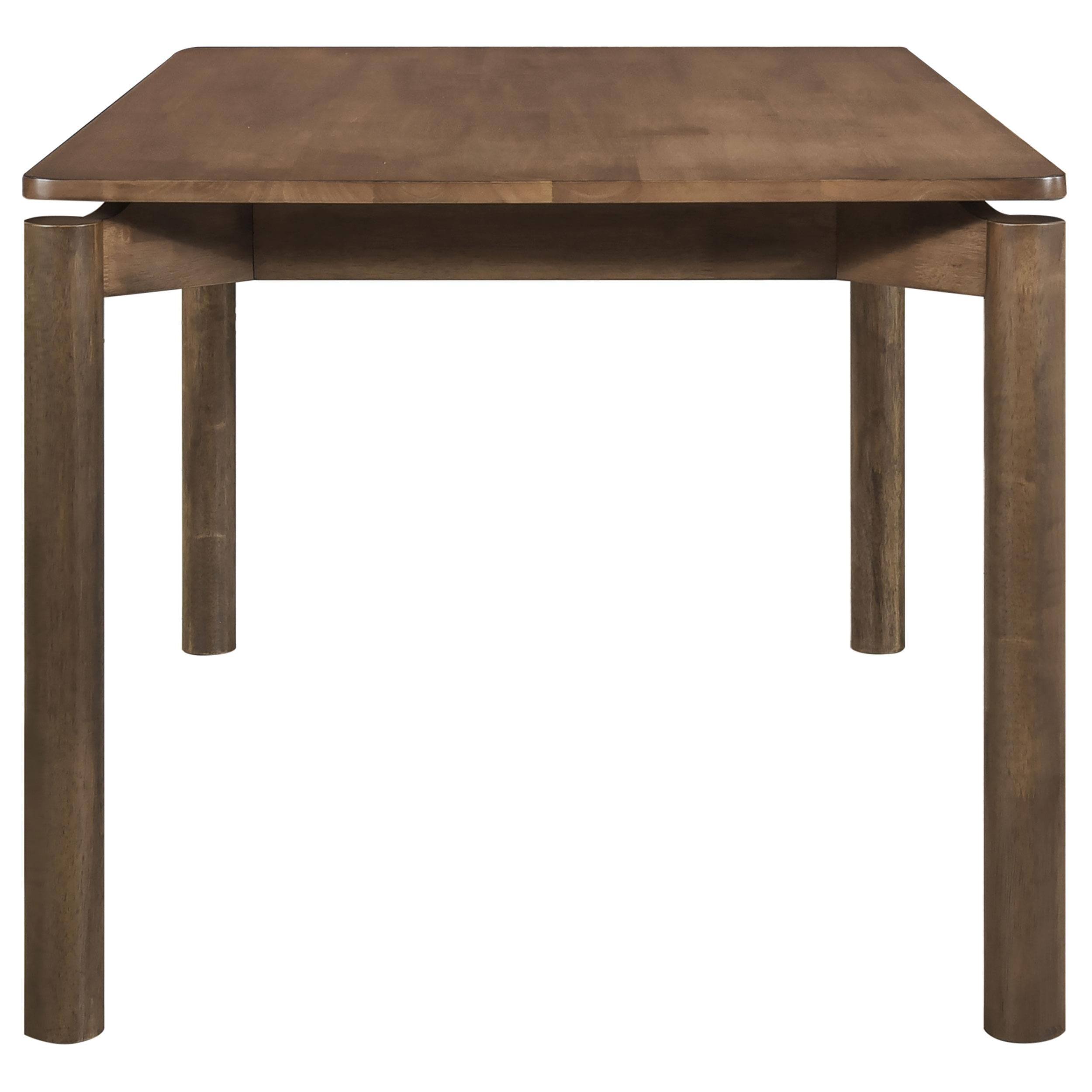 Alt View 2. Manhattan Lane - Rida Dining Table, Rich Dark Hardwood, Rectangular 59 Inch Top - Brown.
