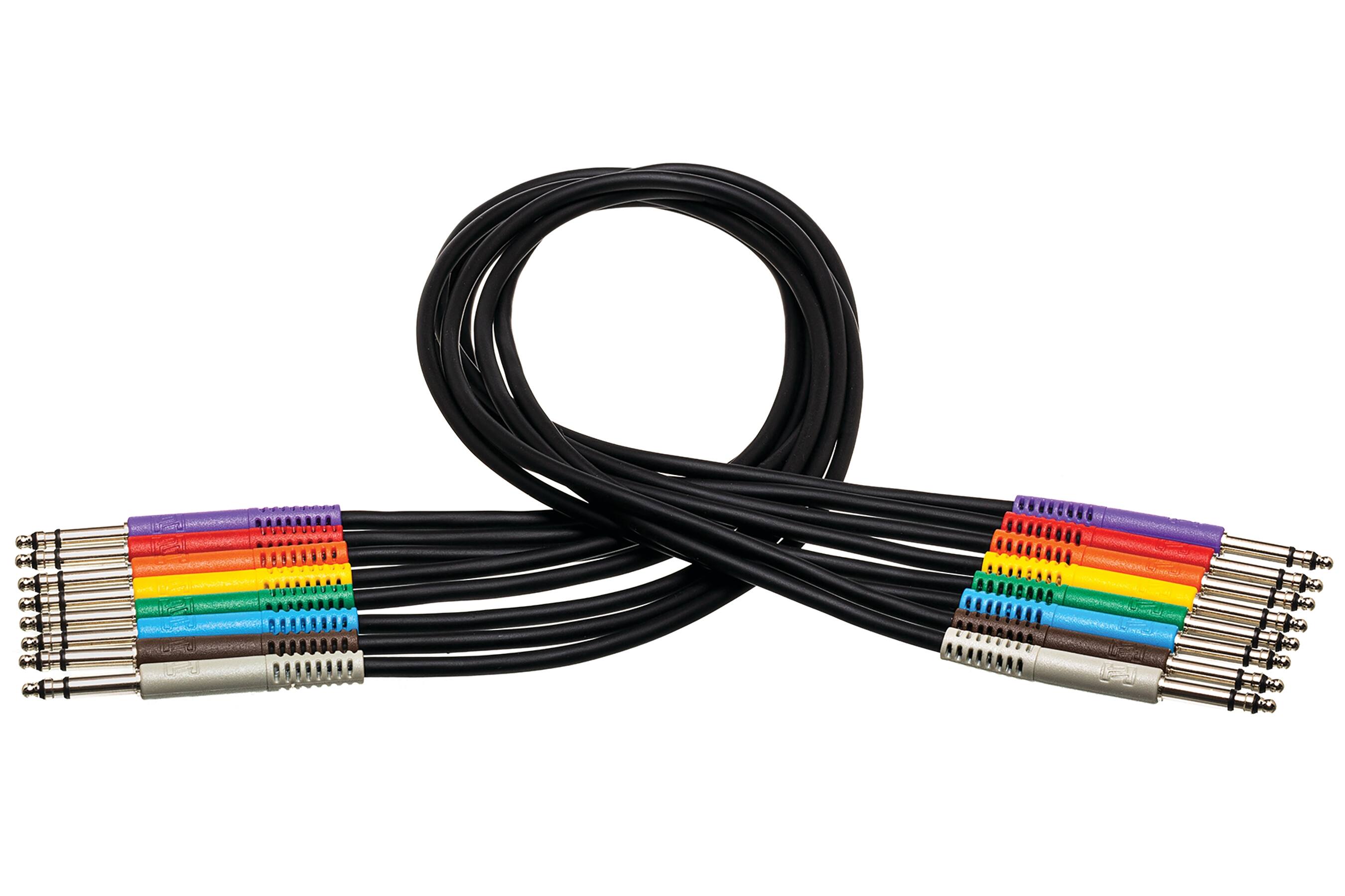 Front. HOSA - Balanced Patch Cables, TT TRS to Same, 1.5 ft. Misc Cords Cables Headphones.