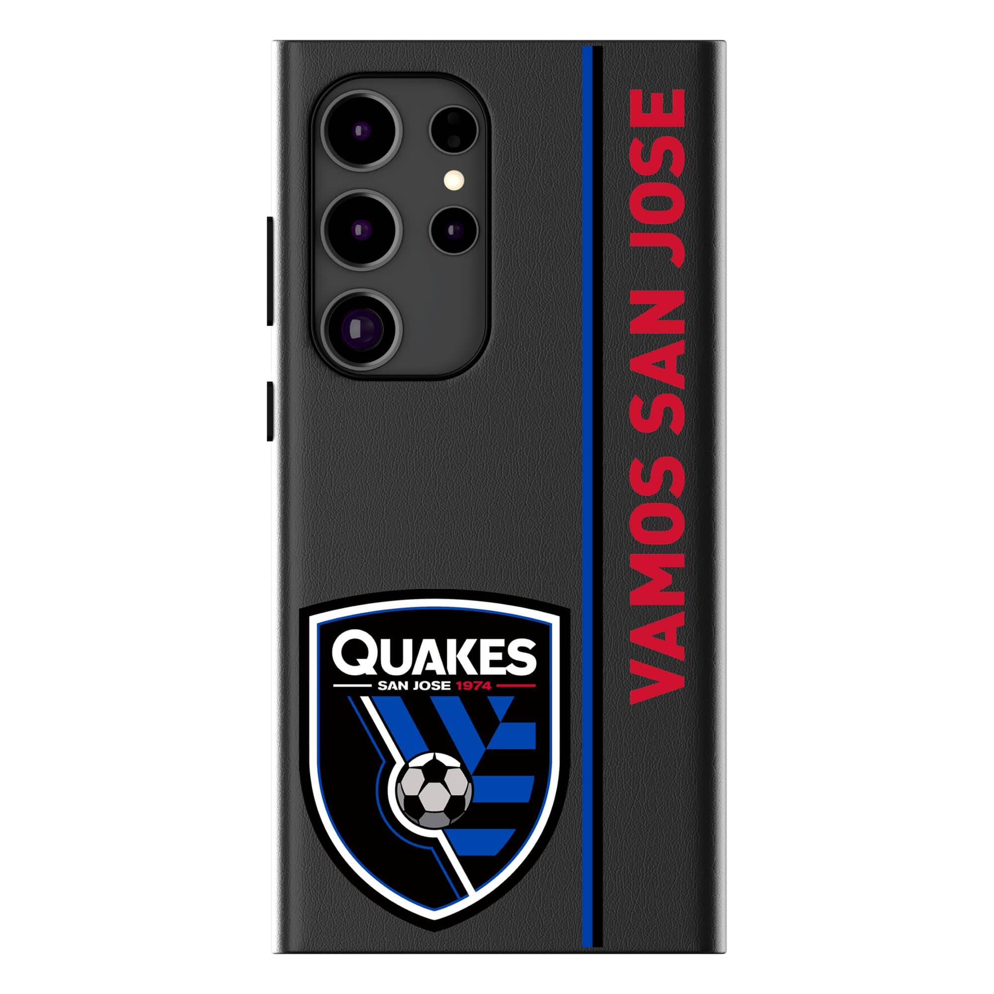 Keyscaper - MLS - San Jose Earthquakes Galaxy Magnetic Bump Case - S24 Ultra - Black