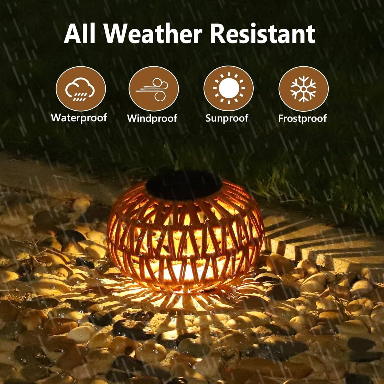 All Weather Resistant

- Waterproof
- Windproof
- Sunproof
- Frostproof