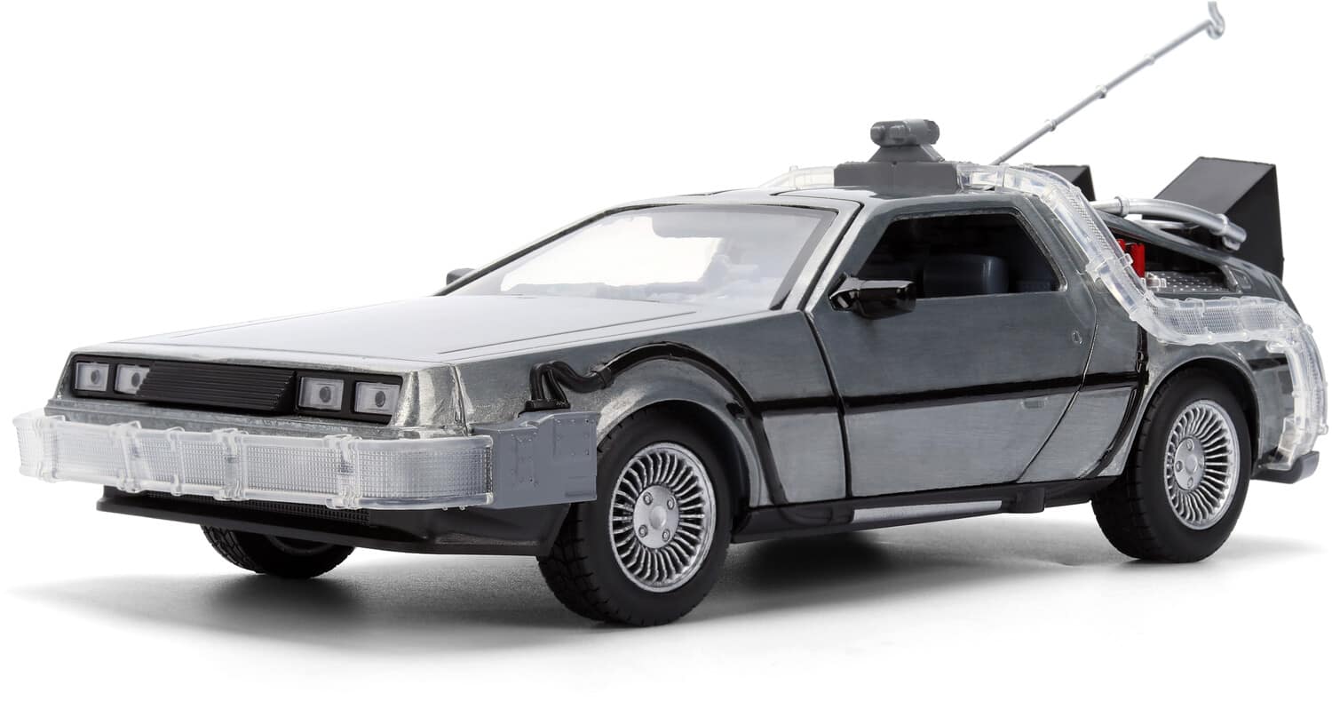 Jada Toys - Back to the Future 40th Anniversary Hollywood Rides 1/24 Scale Model Car - Collectibles - Multicolor