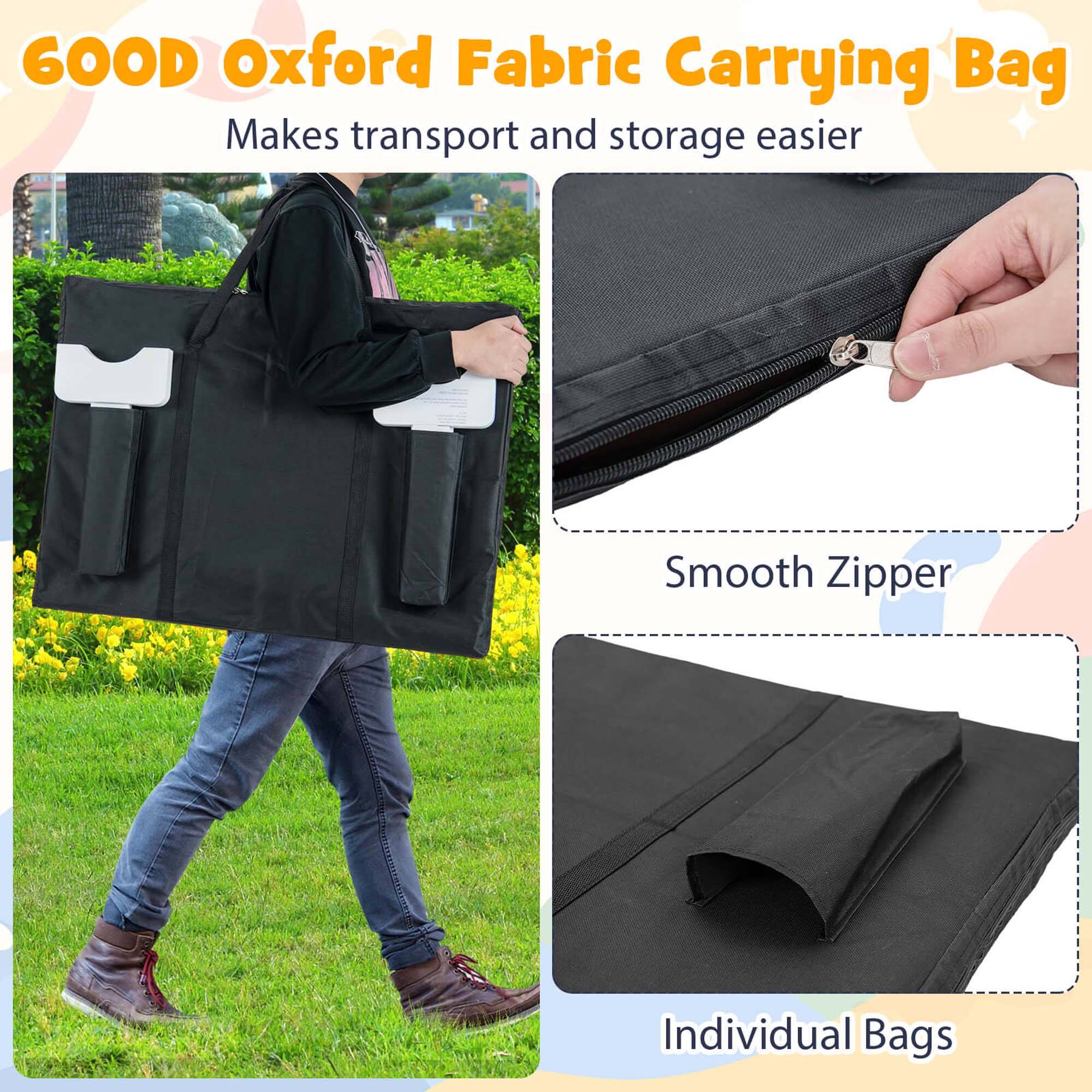 6OOD Oxford Fabric Carrying Bag
Makes transport and storage easier
Smooth Zipper
Individual Bags