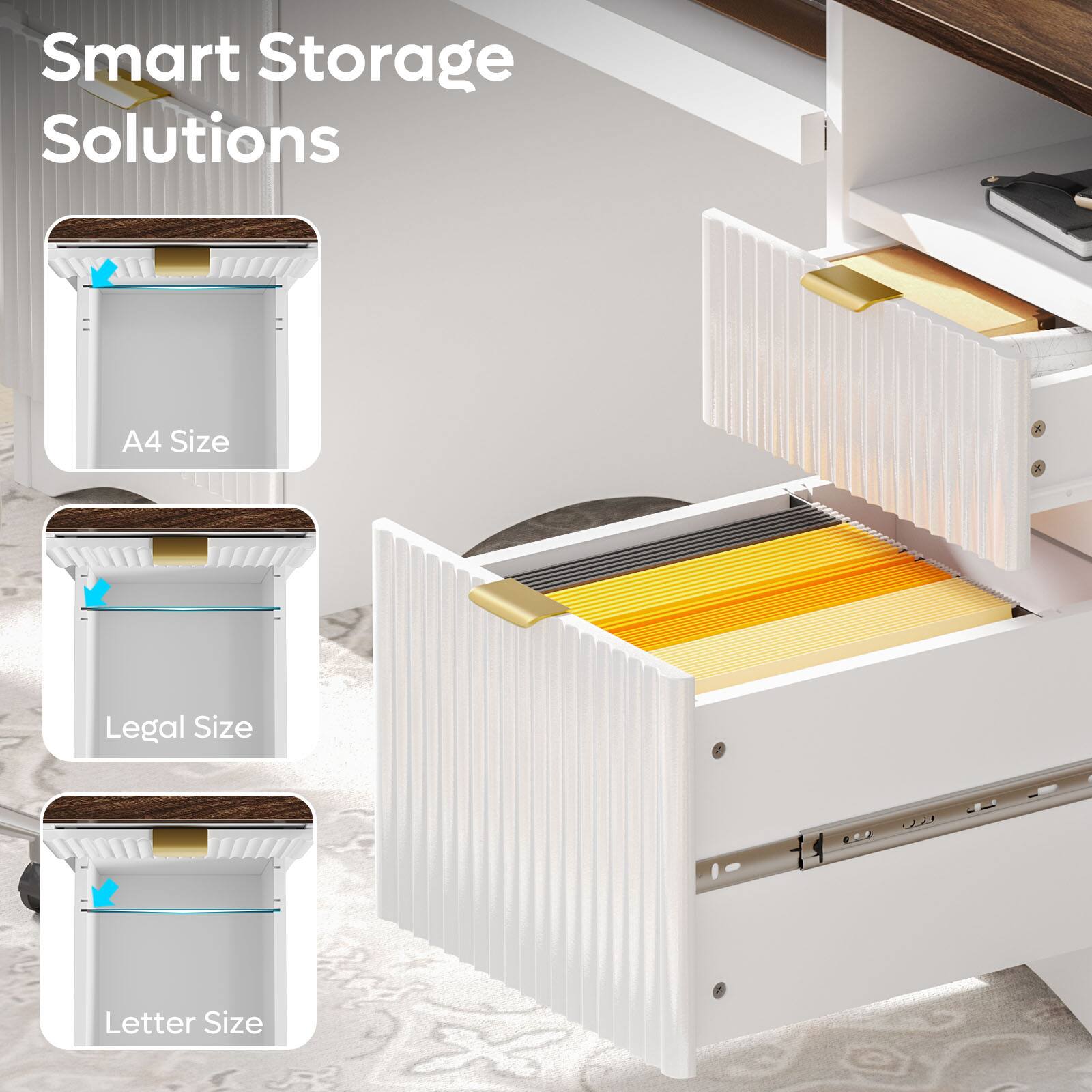 Smart Storage Solutions A4 Size, Legal Size, and Letter Size.