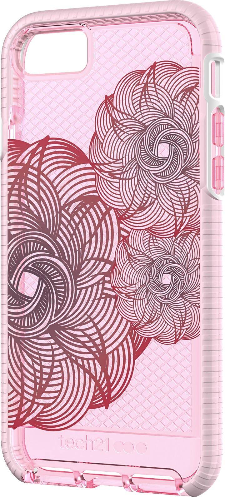 Front. Tech21 - Evo Evoke Case for Apple® iPhone® 8 - Pink/Red.