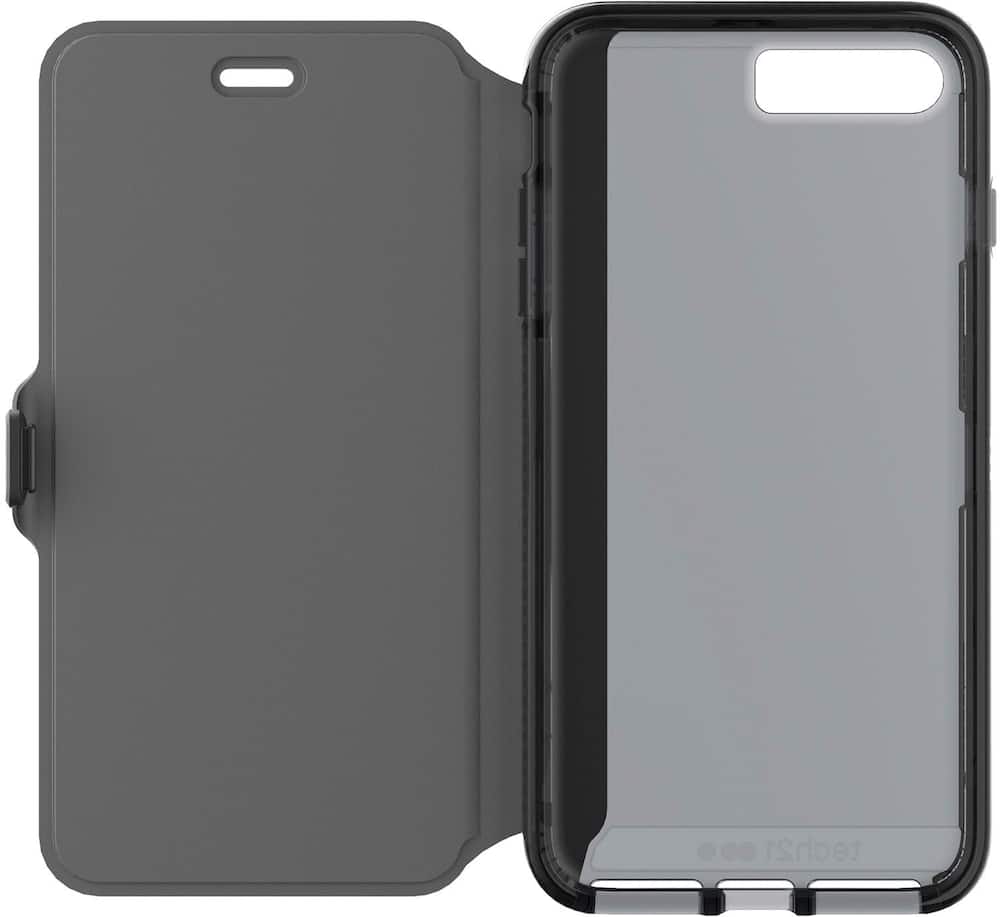 evo wallet case for apple iphone 7 plus and 8 plus - black evo wallet case for apple iphone 7 plus and 8 plus - black