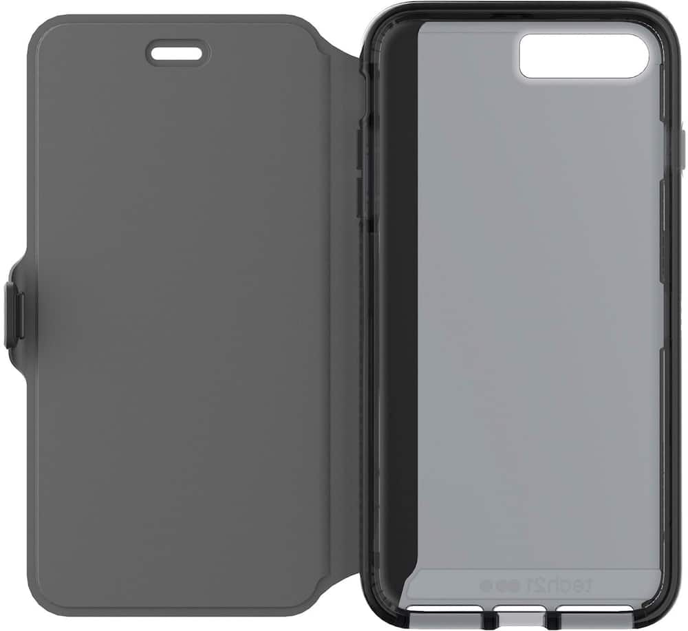 evo wallet case for apple iphone 7 plus and 8 plus - black