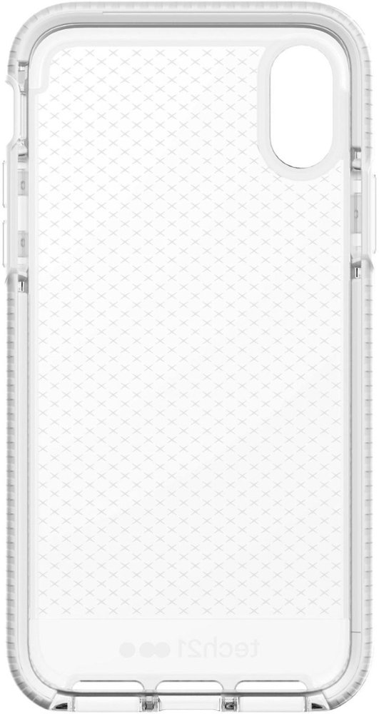 evo check case for apple iphone x and xs - white/clear