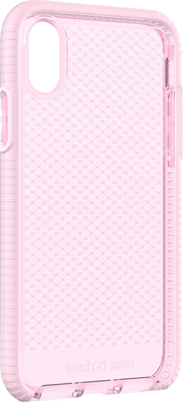 Angle. Tech21 - Evo Check Case for Apple® iPhone® X and XS - White/rose.