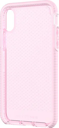 Front. Tech21 - Evo Check Case for Apple® iPhone® X and XS - White/rose.