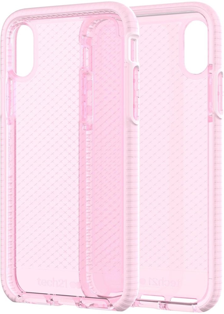 evo check case for apple iphone x and xs - white/rose