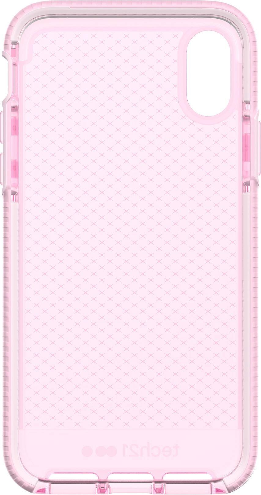 Alt View 3. Tech21 - Evo Check Case for Apple® iPhone® X and XS - White/rose.