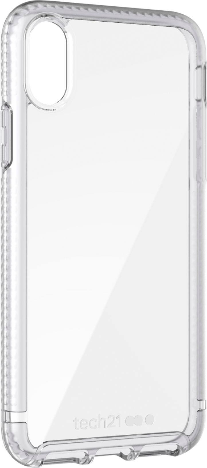 Angle. Tech21 - Pure Case for Apple® iPhone® X and XS - Clear.