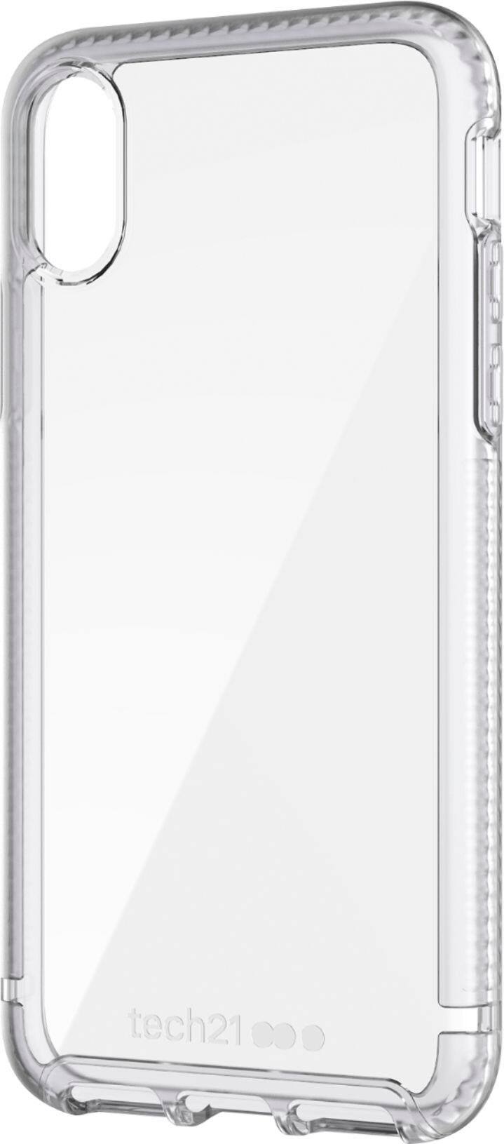 Front. Tech21 - Pure Case for Apple® iPhone® X and XS - Clear.