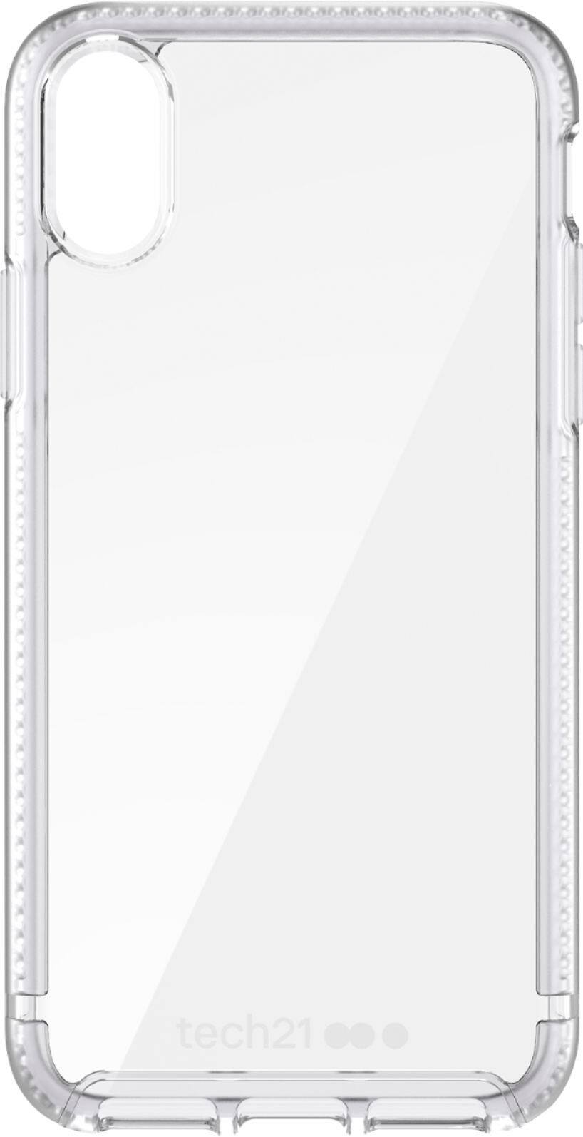 Alt View 1. Tech21 - Pure Case for Apple® iPhone® X and XS - Clear.